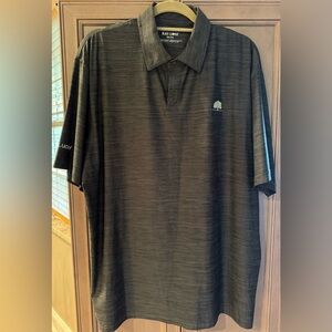 Black Clover XL Heather Charcoal Live Lucky Golf Shirt